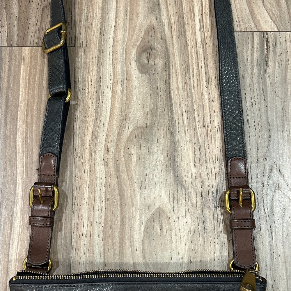 Fossil Black and Brown Messenger Bag - Picture 4 of 7